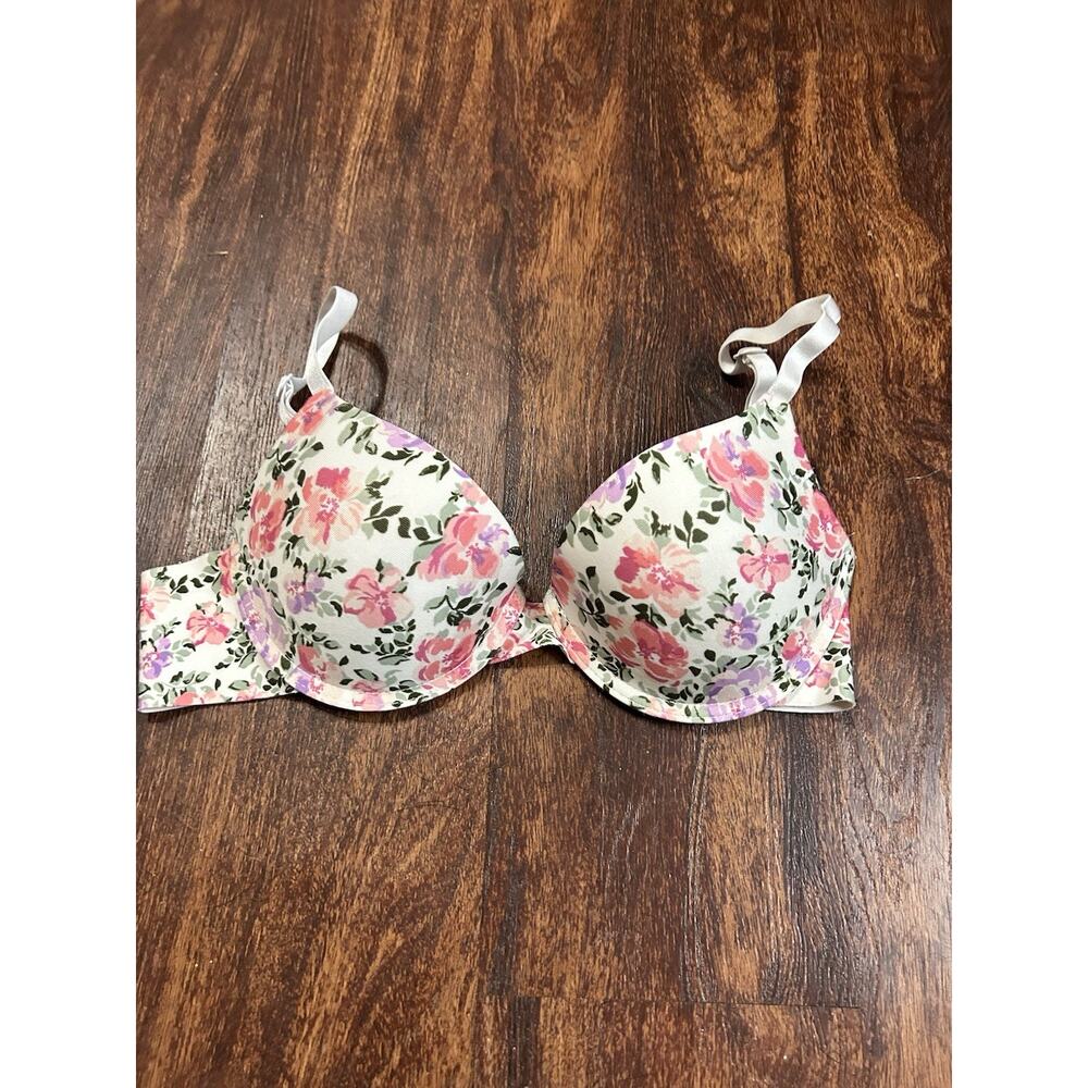 Excellent Prima Valentina Floral Underwire Full Coverage Bra Size: 34B
